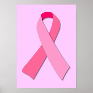 Roze lintje poster