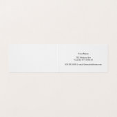 Roze lintje visitekaartjes (Binnenkant ongevouwen)