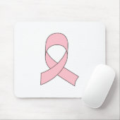 Roze linttekening muismat (Met muis)