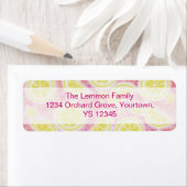 Roze lionade return address label center text (Insitu)