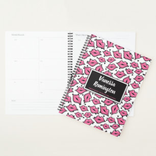 Roze Lip Kiss Lippenstift & Beauty Distributeur Aa Planner