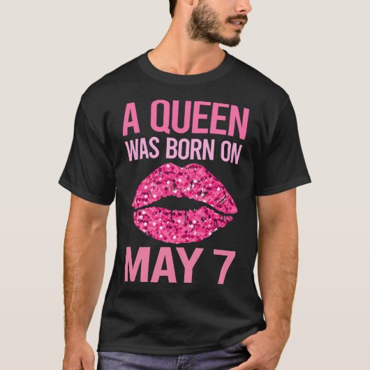 Roze Lippen - 7 mei 07 T-shirt (Voorkant)