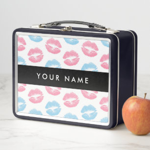 Roze lippen, blauwe lippen, kus, Jouw naam, person