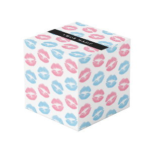 Roze lippen, blauwe lippen, kus, Jouw naam, person Kubus