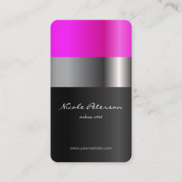 Roze lippenstift - make-up artiest visitekaartje