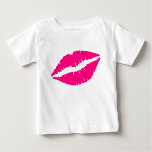 Roze lippenstift pop kunst