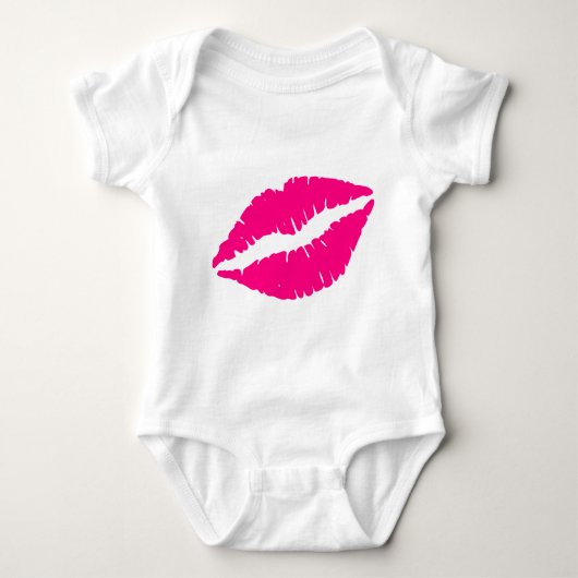 Roze lippenstift pop romper (Voorkant)