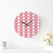 Roze lips grote klok (Huis)