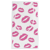 Roze lips Kisses Makeup Artist Beauty Salon Klein Cadeauzakje (Voorkant)