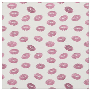 Roze Lips Kisses Stof