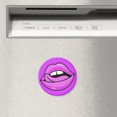 Roze Lips magnet Magneet (Insitu (Vaatwasser))