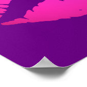 Roze lips poster (Hoek)