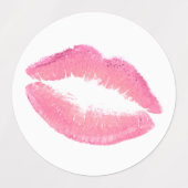 Roze lipstick labels (Design 1)