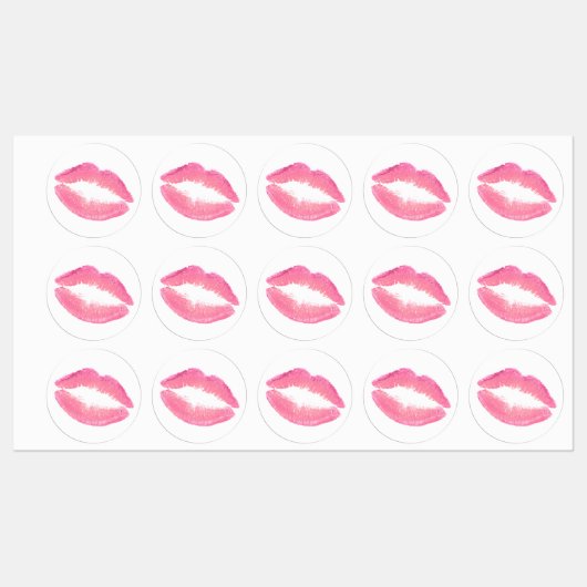 Roze lipstick labels (Vel)