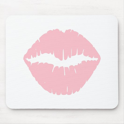 Roze lipstick muismat (Voorkant)