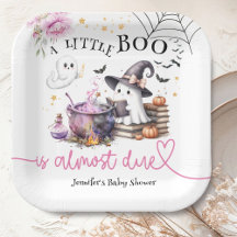 Roze Little Boo Halloween Baby shower