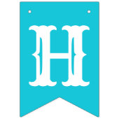 Roze Llama Gelukkig Verjaardagsfeest Vlaggetjes (Tweede vlag)