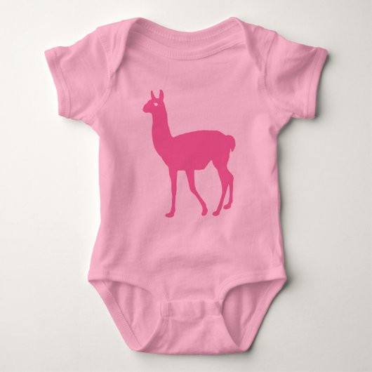 Roze Llama T-Shirt (Voorkant)
