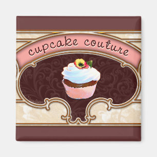 Roze Logo voor inktcake-inktpatroon Magneet