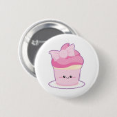 Roze Lolita Cupcake Ronde Button 5,7 Cm (Voorkant /achterkant)