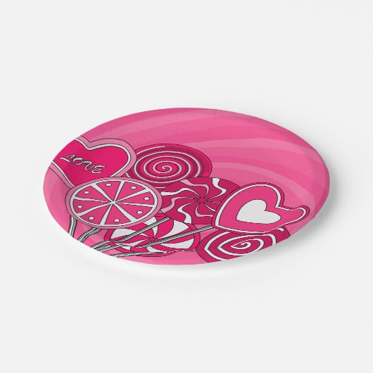 Roze lolly Bord (Gekanteld)