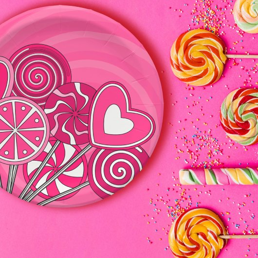 Roze lolly Bord