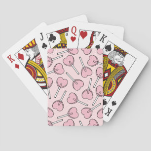 Roze Lolly's, Hart Lolly's, Lolly Patroon Pokerkaarten