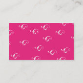 Roze longlinebra - Business Visitekaartje (Achterkant)