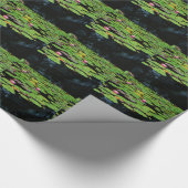 roze lotus black cadeaupapier (Hoek)