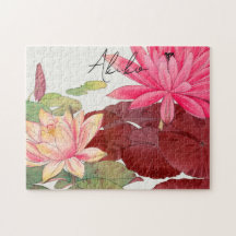 Roze Lotus Bloem Japans  Fine Art Naam