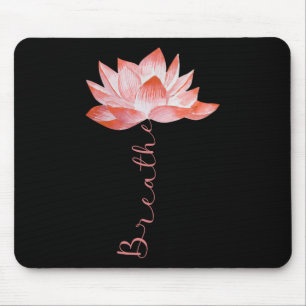 Roze Lotus Bloem Yoga Adem Meditatie Yoga Liefhebb Muismat