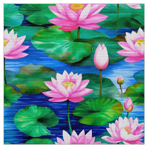 Roze Lotus bloemen op een vijver Stof