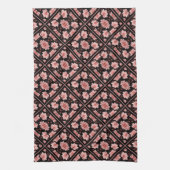 Roze Lotus Classic Theedoek (Verticaal)