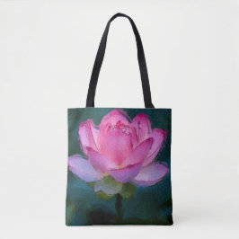Roze Lotus Flower Draagtas