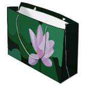 Roze Lotus Flower Groot Cadeauzakje (Achterkant Gekanteld)