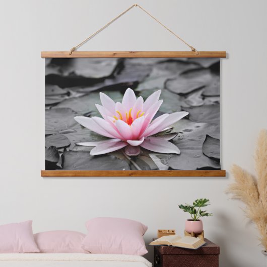 Roze Lotus Flower Hangend Wandkleed (Slaapkamer)