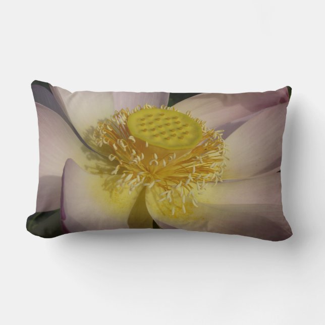 Roze Lotus Flower I Summer Floral Kussen (Voorkant)