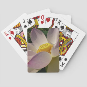 Roze Lotus Flower III Summer Floral Pokerkaarten