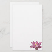 Roze Lotus Flower IV Briefpapier (Voorkant / Achterkant)