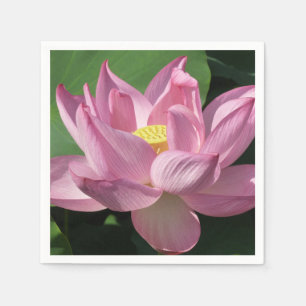 Roze Lotus Flower IV Servetten