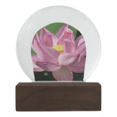 Roze Lotus Flower IV Sneeuwbol (Achterkant)