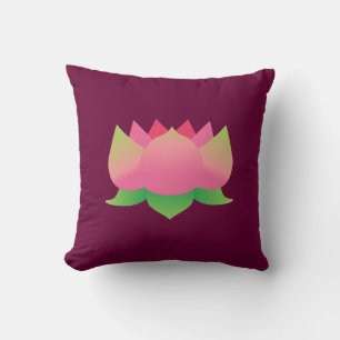 Roze Lotus Flower Kussen