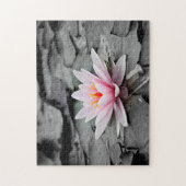 Roze Lotus Flower Legpuzzel (Verticaal)