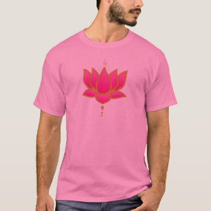 Roze Lotus Flower T-shirt