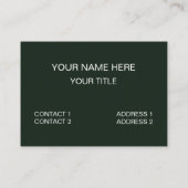 Roze Lotus Flower Visitekaartje (Achterkant)