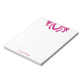 Roze Lotus Flower Yoga Instructor Holistic Classic Notitieblok (Gedraaid)