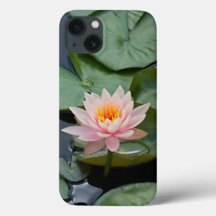 Roze Lotus Flower Zen Garden iPhone 13 Hoesje