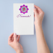 Roze lotus flyer (Hand)
