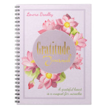 Roze Lotus Gratitude Journal