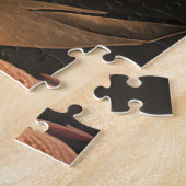 Roze Lotus in de Ochtend Licht Jigsaw Puzzel (Zijkant)